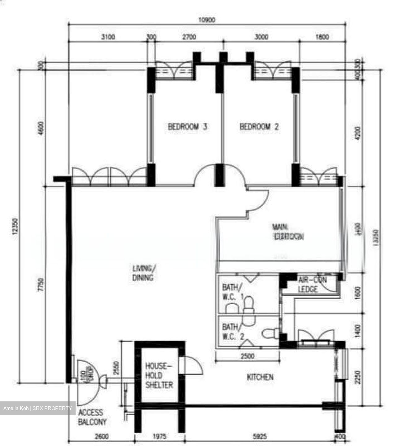 Blk 308A Anchorvale Place (Sengkang), HDB 5 Rooms #635111361